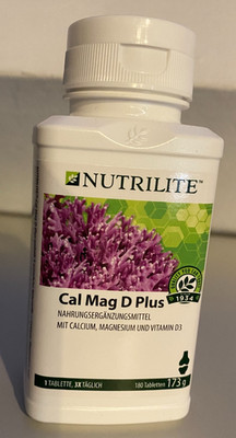 Nutrilite   Amway Cal Mag D Plus NUTRILITE   Größe: 180 Tabletten