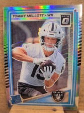2025 Donruss Optic Football Rated Rookie Tommy Mellott #299 Holo Raiders