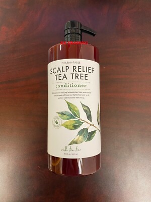 PHARM to TABLE ~  SCALP RELIEF TEA TREE Botanicals Mint Coconut Oil CONDITIONER 