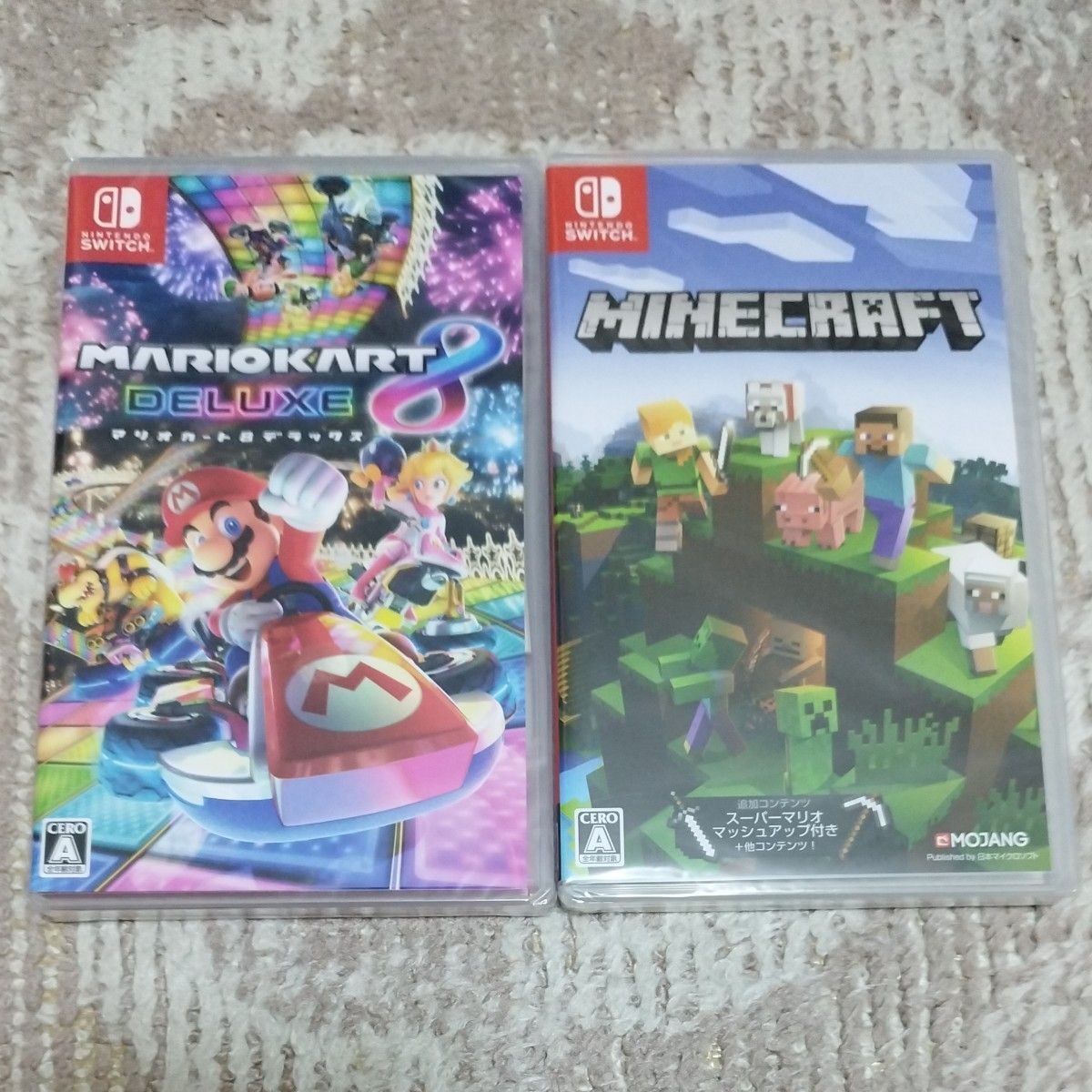 大特価 Minecraft & マリオカートNintendo Switch Mario Kart 8 Deluxe & Minecraft switch New | eBay