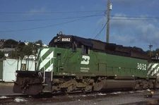 JT Original Slide BN Burlington Northern SD40-2 #8082 - Seattle WA 1984