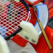 Gancio per tirare l'estrattore per corde per racchette da squash per