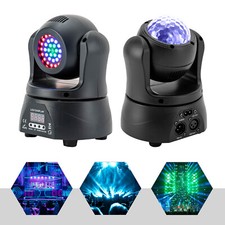 2PCS 30W RGBW LED Moving Head Light DJ Beam Stage Effect Lighting For Disco Show