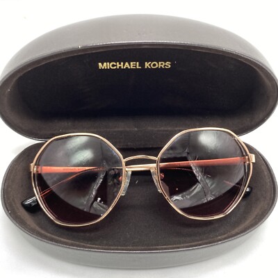 “Pre-Owned” Michael Kors Rose Gold Sunglasses Michael Kors Rose Gold M3005S Kennedy Flash Aviator  main image 4