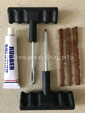 New 6pc Tire Repair Kit  Flat Tire Repair Car Truck Motorcycle Home Plug Patch