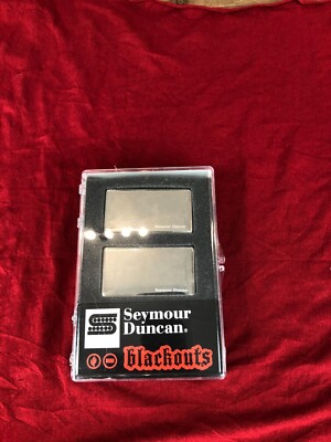 Seymour Duncan Blackouts AHB-1s  Active Humbucker Neck & Bridge Nickel Cover
