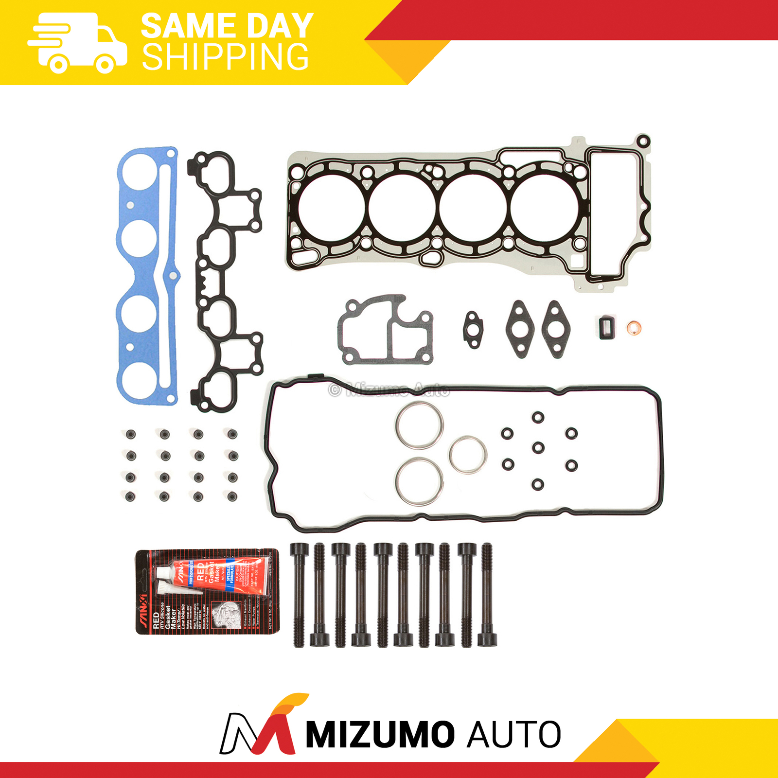 MLS Head Gasket Bolts Set Fit 04/01/200306 Nissan Sentra 1.8 DOHC