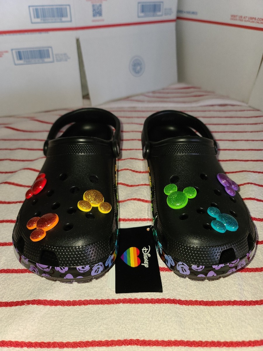 Crocs x Disney Rainbow Pride Celebration Mickey Mouse Clog 207755-0C4 New Crocs Disney Rainbow Pride Celebration Mickey Mouse Clog  main image 3