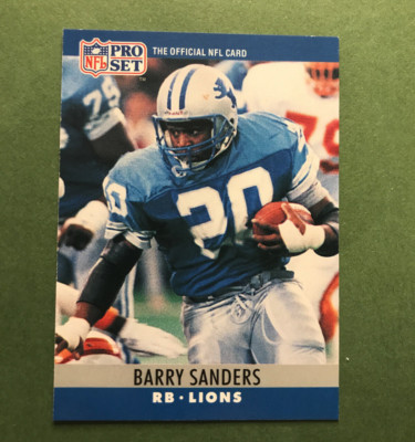Barry Sanders - 1990 NFL Pro Set #102