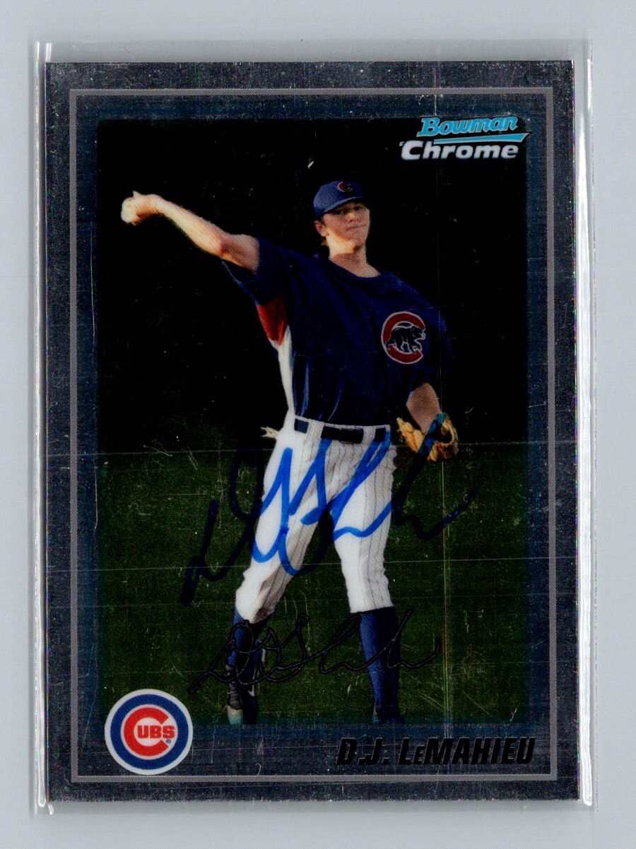 2010 Bowman Chrome #BCP110 D.J. LeMahieu In Person AUTO