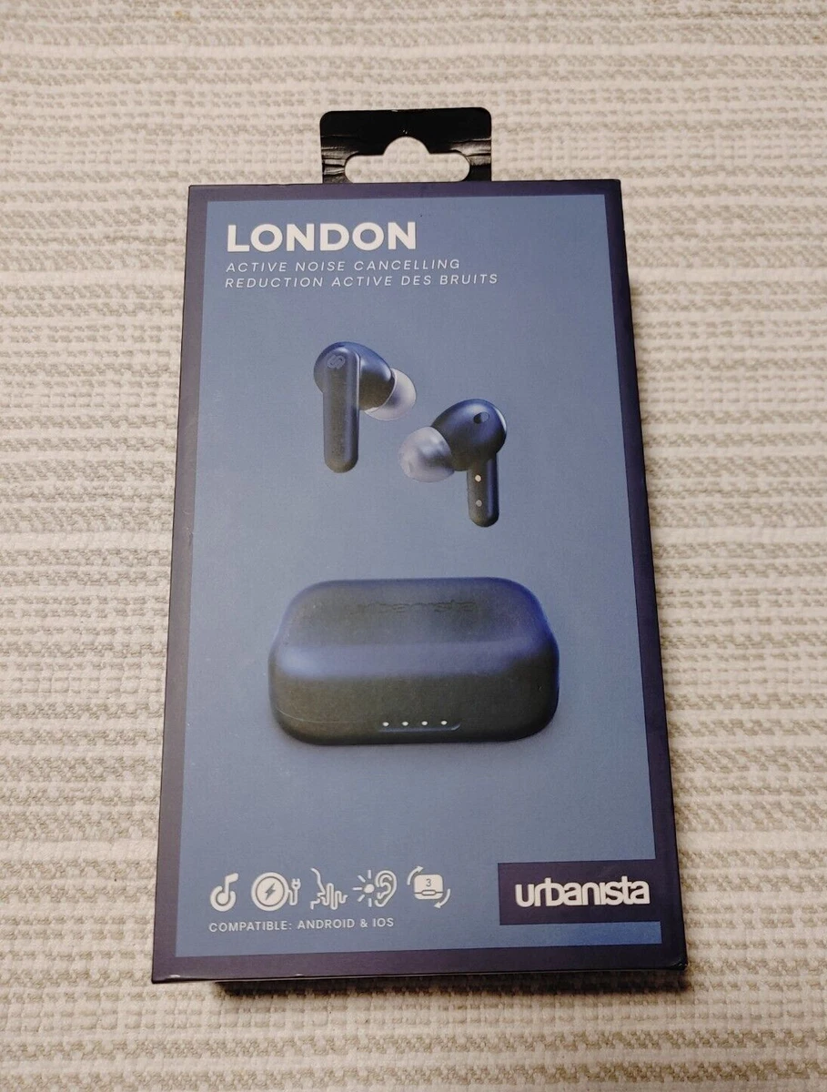 Urbanista London True Wireless Earbuds Active Noise Cancelling- Dark  Sapphire | eBay