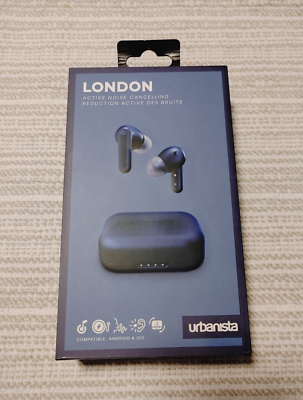 Urbanista London True Wireless Earbuds Active Noise Cancelling- Dark  Sapphire