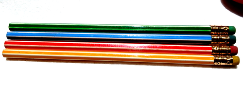 4-"266€ Adler KOKETT Nr. 2 Eagle Pencil Co. U.S.A." Holzstifte / 4 verschiedene Farben - Bild 15 von 16