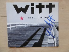 Joachim Witt autograph signed CD cover "and...I run"