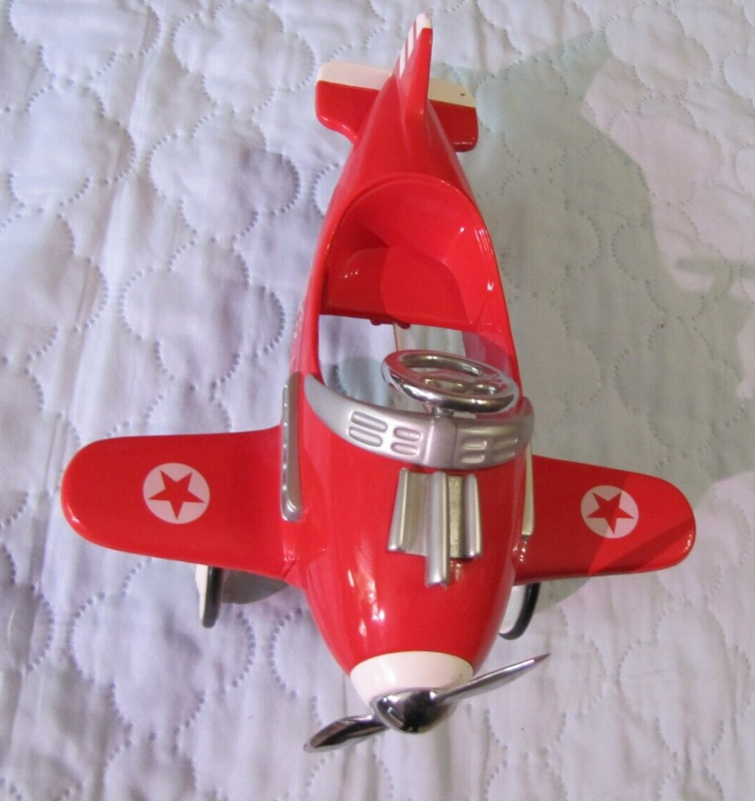 Coca Cola Pedal Plane: Die Cast Metal, 1:3 scale, Signed Ken
