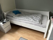 Bett „Stan“ in weiß von bopita  90x200 mit Lattenrost, gebraucht.