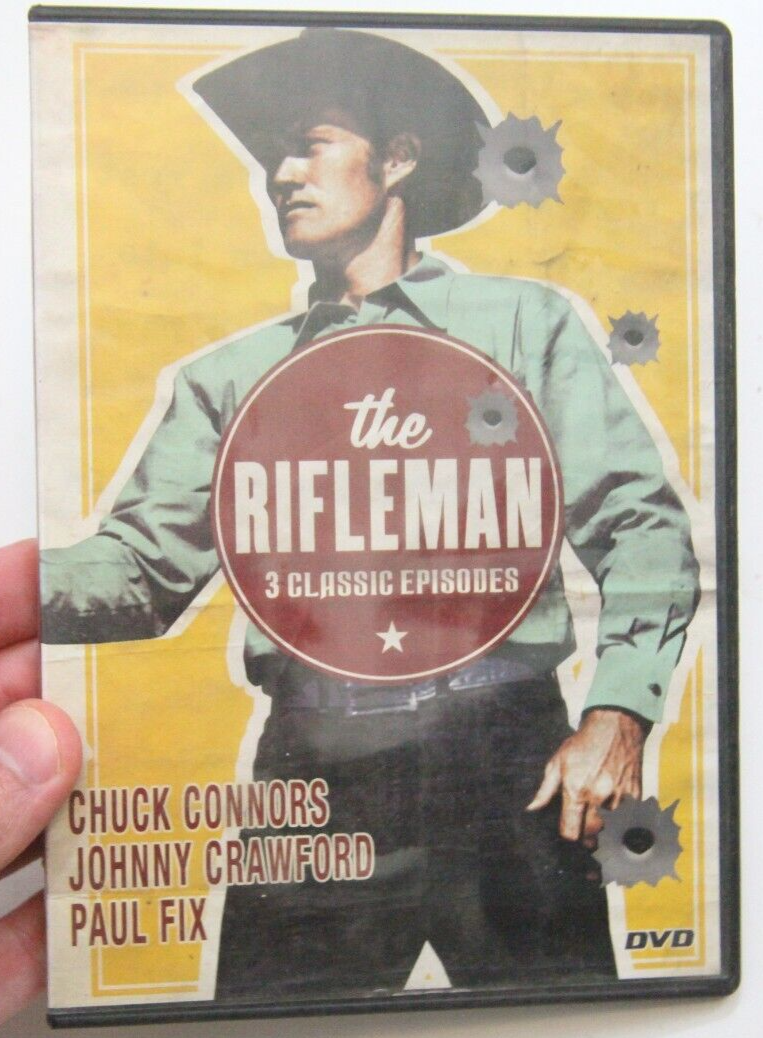 The Rifleman 3 Classic Episodes DVD Chuck Connors Johnny Crawford