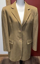 Louis Dell’ Olio 100% Italian Cashmere Brown Womens Blazer Jacket Made In Italy