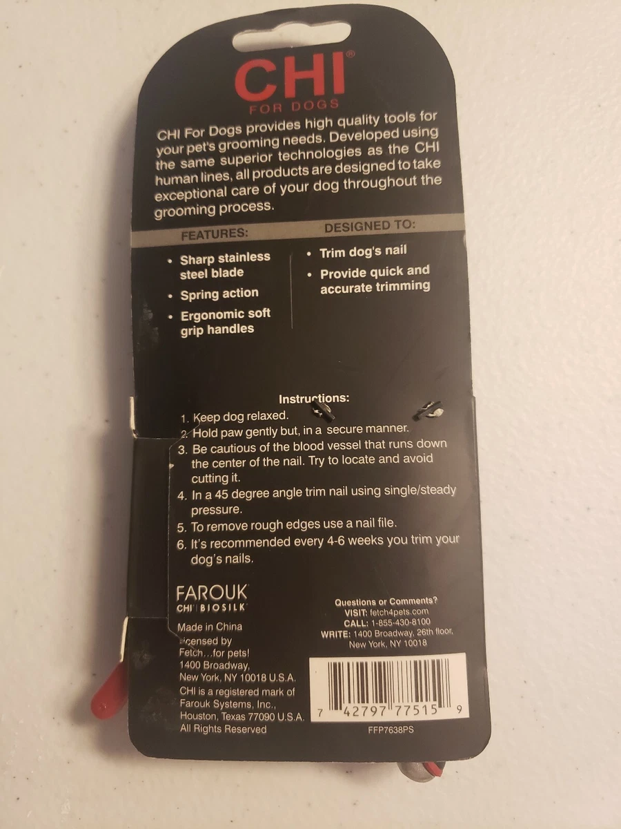 Chi Guillotine Pet Nail Clipper Great For All Breeds of Dogs eBay