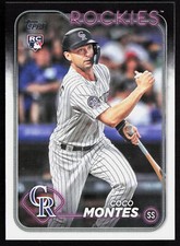 2024 Topps Coco Montes #92 Rookie RC Colorado Rockies
