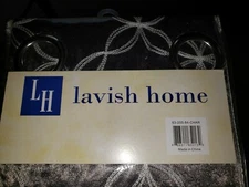 Lavish Home Room Darkening 84 x 54 Inch Single Curtain Panel(charcoal)