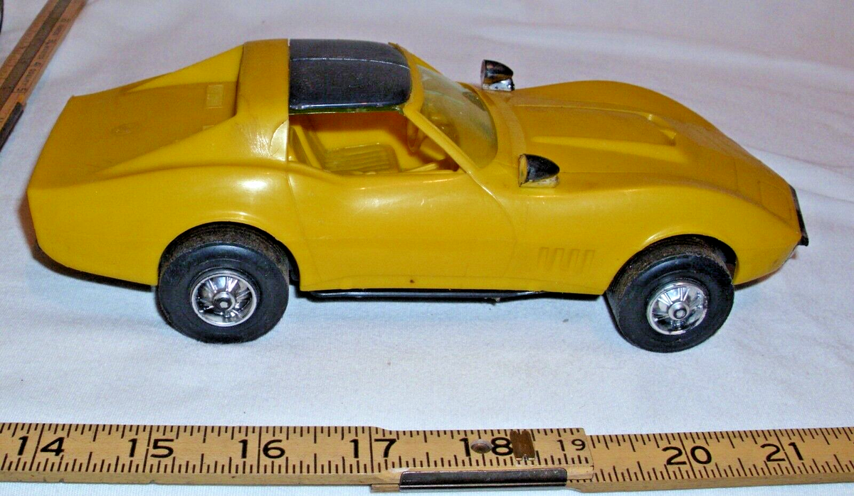 PROCESSED PLASTICS CORVETTE STINGRAY 1970s IN YELLOW & BLACK | eBay