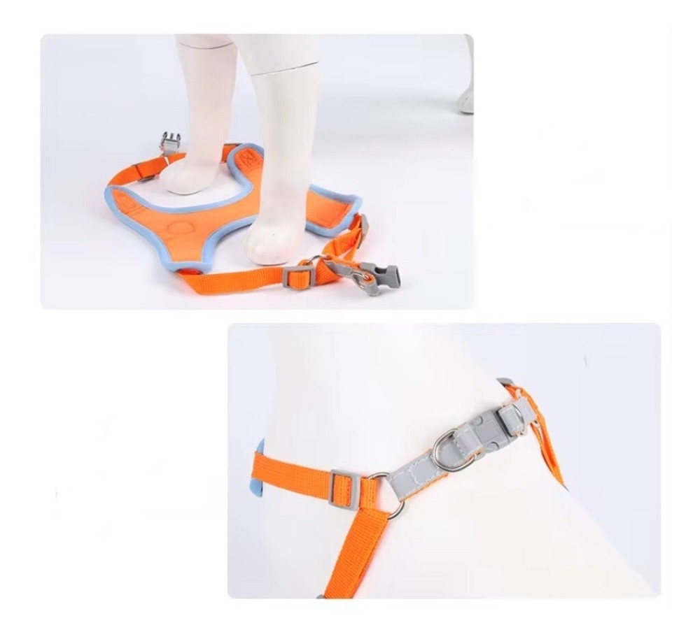 Dog Harness No Pull Reflective, S/M/L for Walking and Training