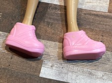Barbie Fashion Fever Bulky High Top Tennis Shoes Mattel - ships Now - Pink