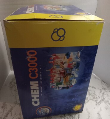 RARE Thames & Kosmos Chem C3000 Ultimate Chemistry,Missing some things, See Pics
