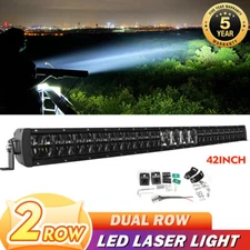 COLIGHT Laser 42" LED Light Bar Spot Beam Work Driving Offroad Truck 4WD SUV UTE