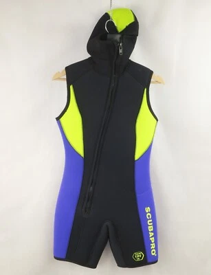 COSTUME DE SURF FEMME SCUBAPRO SHORT 7mm TPF 14 CAPUCHE taille S - Photo 1/4