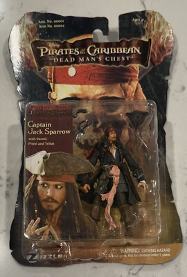 Captain Jack Sparrow Pirates of The Caribbean Dead Man's Chest 4'' Action Figure
