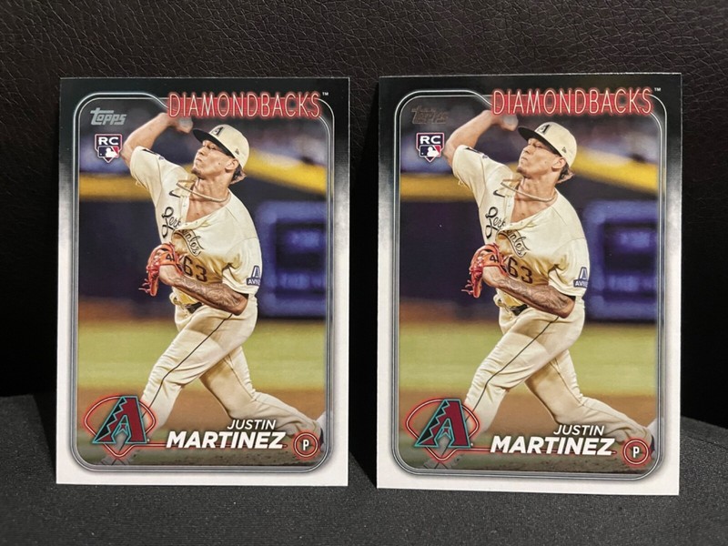 (2) 2024 Topps Justin Martinez RC #325 Diamondbacks