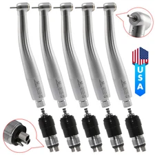 5 NSK Style Dental High Speed Turbine Handpiece with 4 Holes Quick Coupler YBNK4