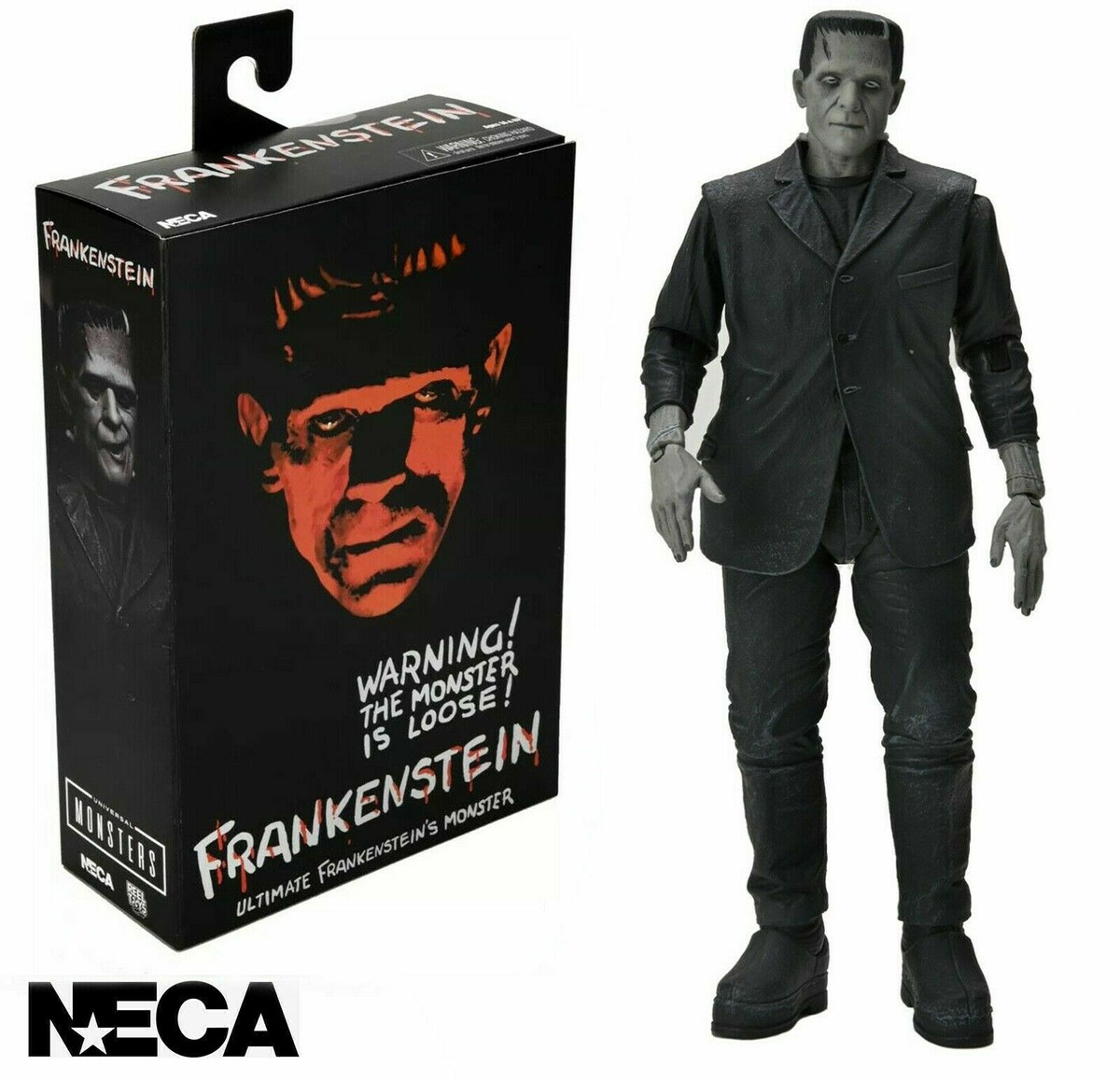 正規品　NECA フランケンシュタイン　frankenstein Universal Monsters - Ultimate Frankenstein's Monster (Black