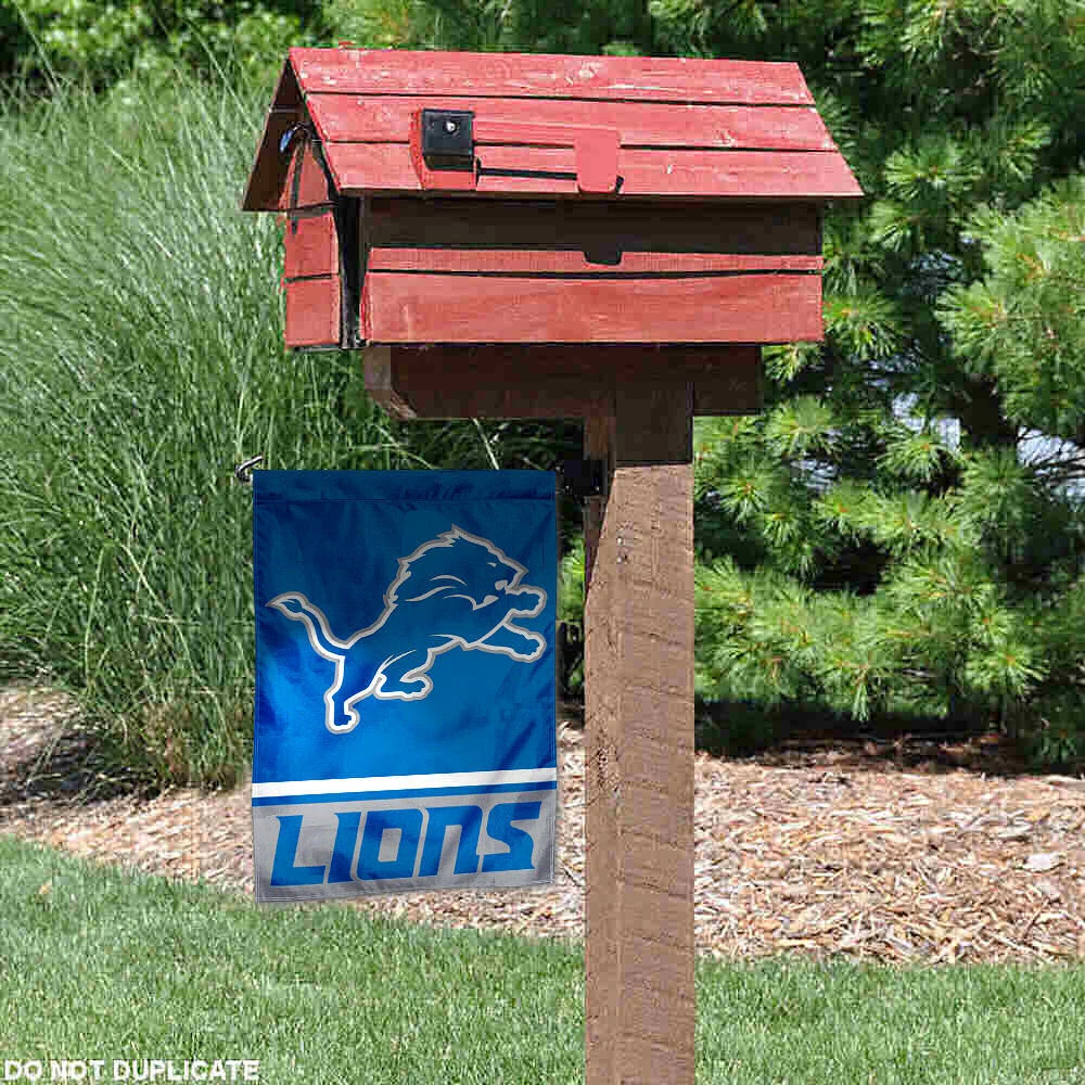 Detroit Lions Garden Flag and Yard Banner