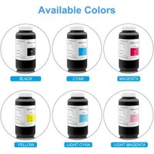 6 1000ML LED Curable UV Ink For Ricoh Gen3 Gen4 Gen4L Gen5 G6 Printhead
