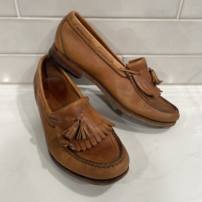 Vintage SAS Handsewn Classics Mens Loafers Size 9 Leather 