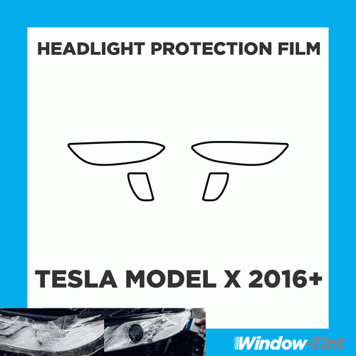 Pour Tesla Modèle X 16-24 Transparent Phare Rayures Protection Film Ppf - Picture 1 of 3