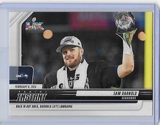2025 Panini Instant SAM DARNOLD Super Bowl LX 60 win Seattle Seahawks #443 /588