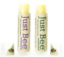 100 Natural Beeswax Lip Balm with Organic Oils Lavender, Propolis, Red