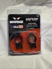 Warne V422M Vapor® Vertical Split Rimfire 1" Rings, High, Matte Black