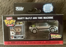 Funko Bitty POP! Back to the Future Marty McFly and Time Machine Ride