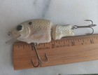 CUSTOM LURE WOOD HAND CARVED JOINTED CRANKBAIT SQUARE BILL  RARE  MICHIGAN  — photo 6