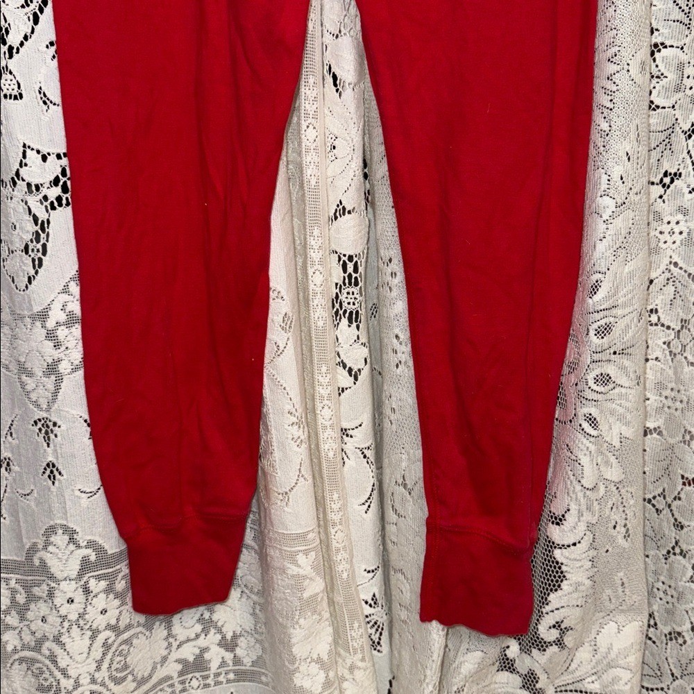 Warner Bros. Red Button-Down one piece pajama - image 6