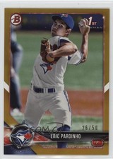 2018 Bowman Prospects Gold 26/50 Eric Pardinho #BP110 8az