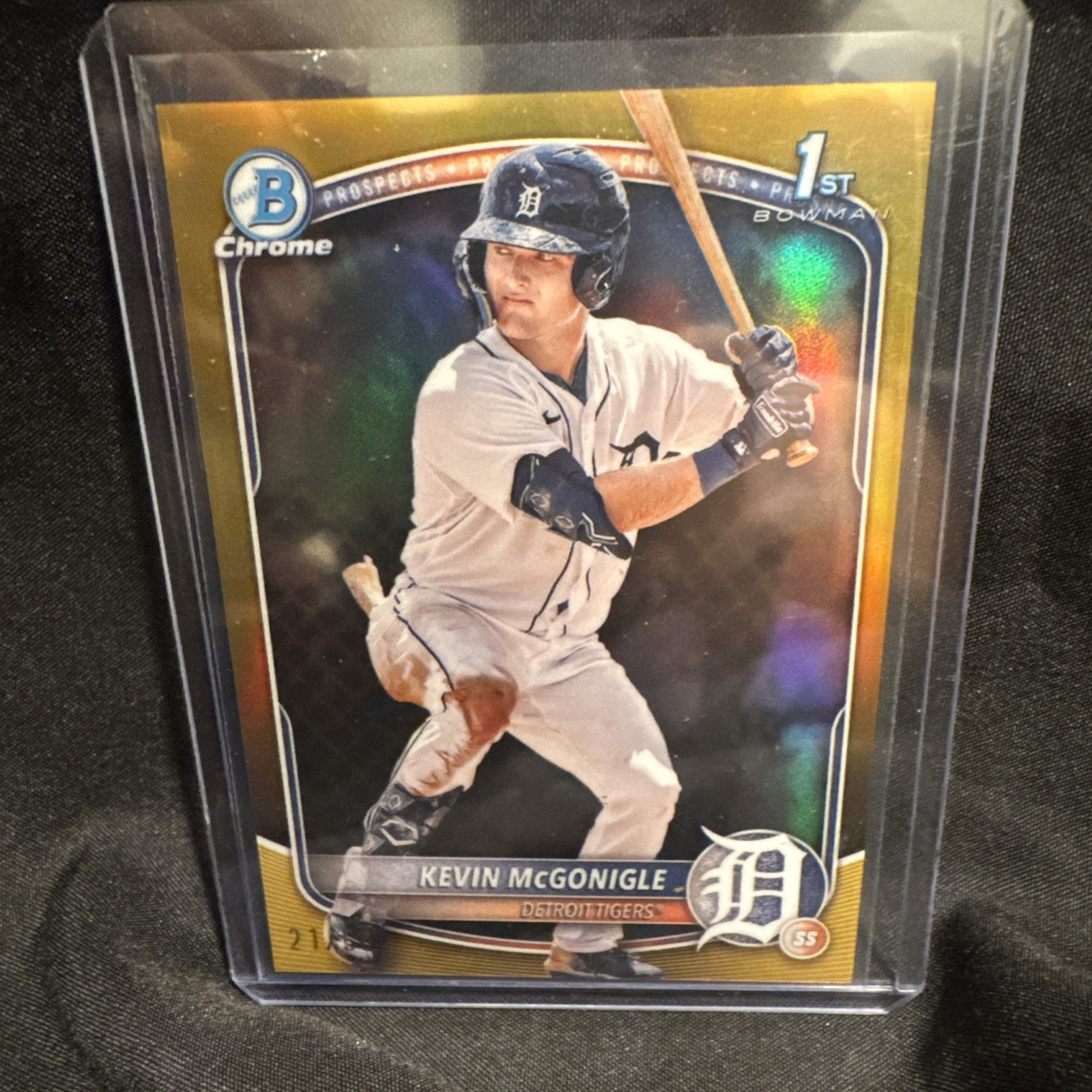 2025 Bowman Kevin McGonigle True Gold 1st Bowman Chrome /50 BCP-79 🔥