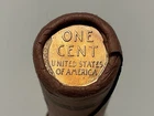 OBW 1958 P? MYSTERY LINCOLN WHEAT CENT PENNY ROLL UNCIRCULATED ORIGINAL