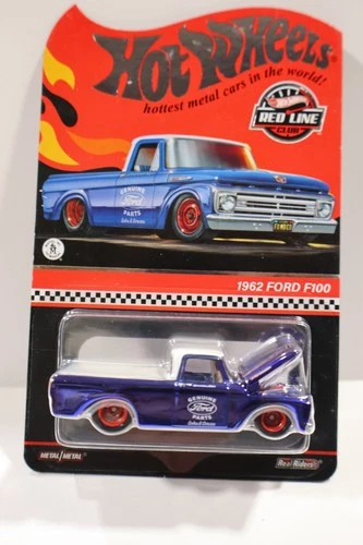 2022 Hot Wheels RLC RedLine Club 1962 FORD F100 Unibody Pickup Truck 25575/30000