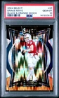 2024 PANINI SELECT #27 DRAKE MAYE BLACK & ORANGE SHOCK RC PSA 10 RC PATRIOTS